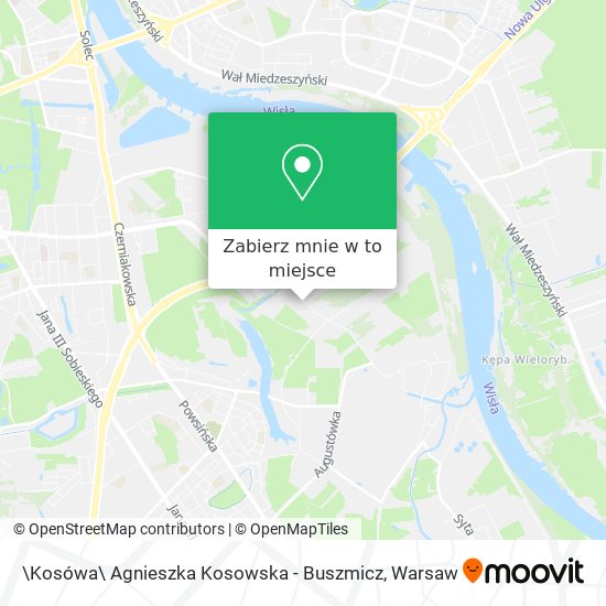 Mapa \Kosówa\ Agnieszka Kosowska - Buszmicz