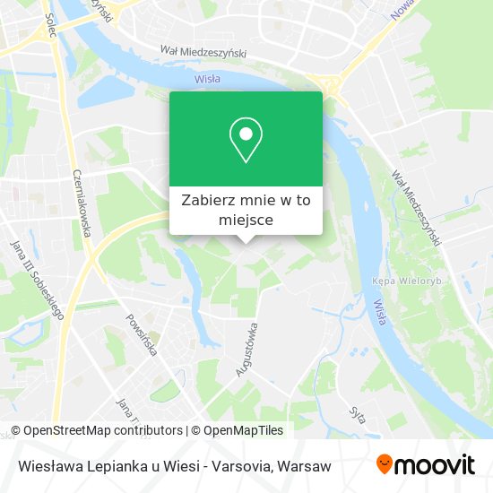 Mapa Wiesława Lepianka u Wiesi - Varsovia