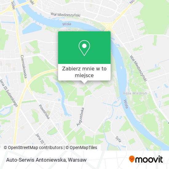 Mapa Auto-Serwis Antoniewska