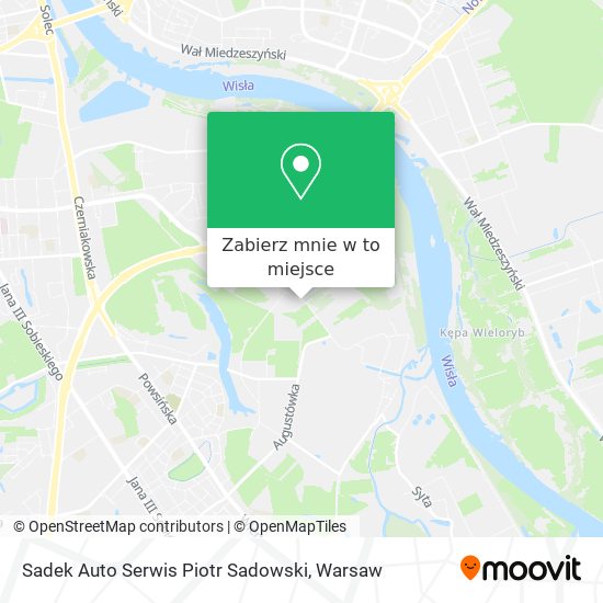 Mapa Sadek Auto Serwis Piotr Sadowski