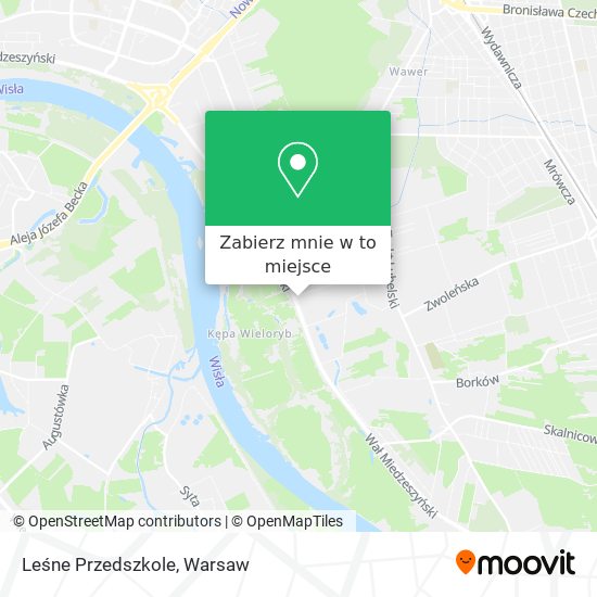 Mapa Leśne Przedszkole