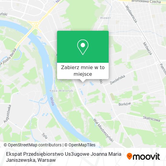 Mapa Ekspat Przedsiębiorstwo Us3ugowe Joanna Maria Janiszewska