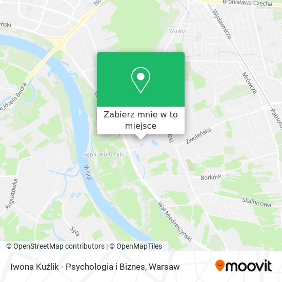 Mapa Iwona Kuźlik - Psychologia i Biznes