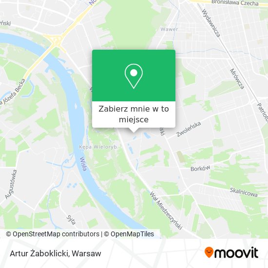 Mapa Artur Żaboklicki