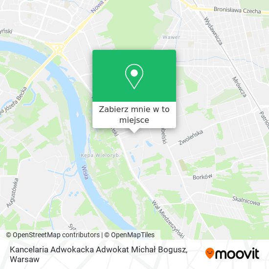 Mapa Kancelaria Adwokacka Adwokat Michał Bogusz