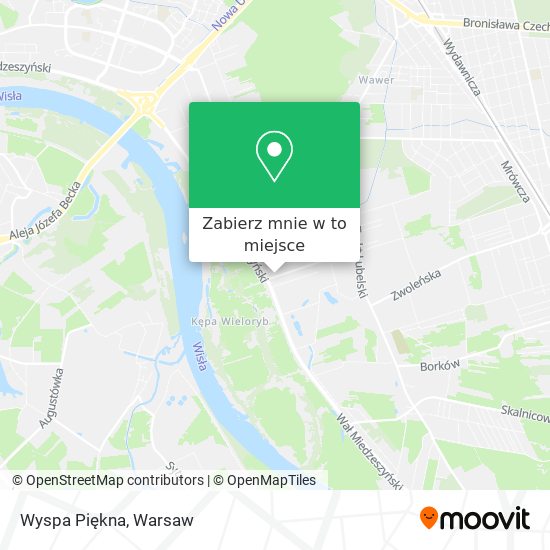 Mapa Wyspa Piękna