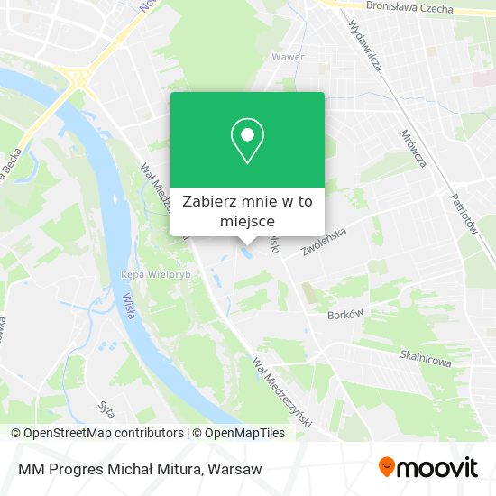 Mapa MM Progres Michał Mitura