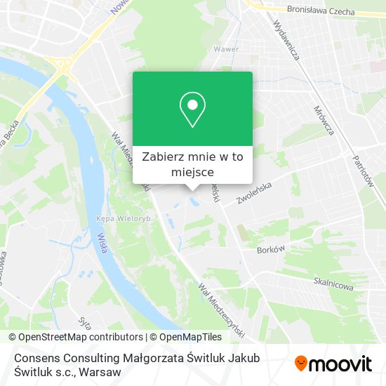 Mapa Consens Consulting Małgorzata Świtluk Jakub Świtluk s.c.