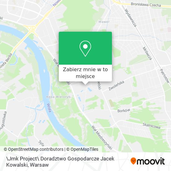 Mapa \Jmk Project\ Doradztwo Gospodarcze Jacek Kowalski