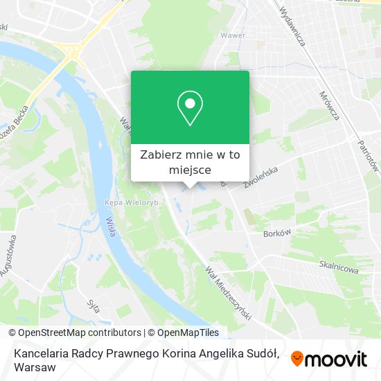 Mapa Kancelaria Radcy Prawnego Korina Angelika Sudół