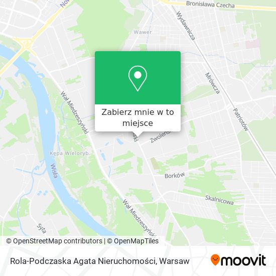 Mapa Rola-Podczaska Agata Nieruchomości