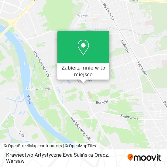 Mapa Krawiectwo Artystyczne Ewa Sulińska-Oracz