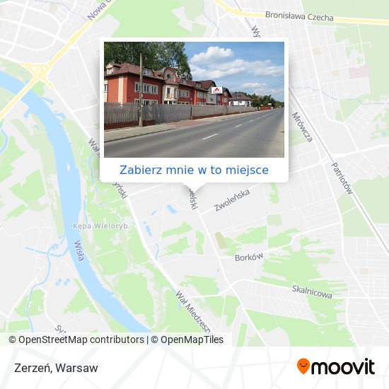 Mapa Zerzeń