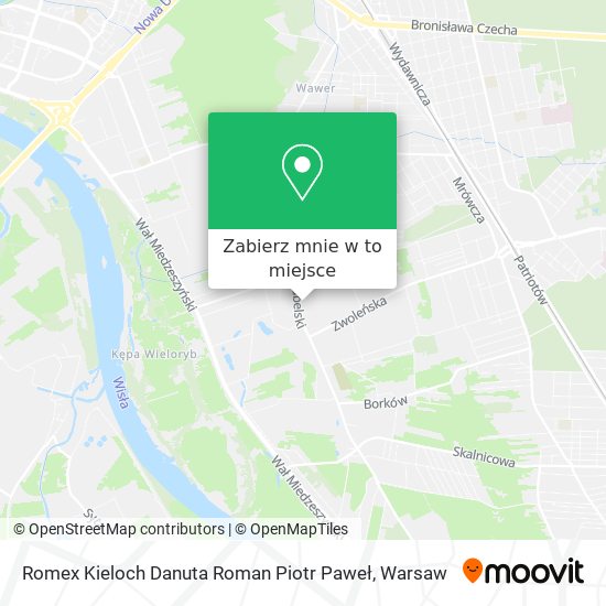 Mapa Romex Kieloch Danuta Roman Piotr Paweł