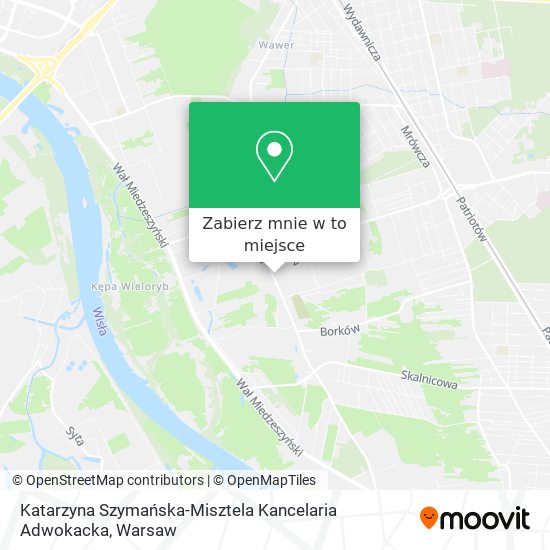 Mapa Katarzyna Szymańska-Misztela Kancelaria Adwokacka