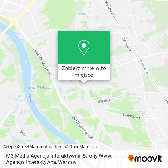 Mapa M3 Media Agencja Interaktywna, Strony Www, Agencja Interaktywna