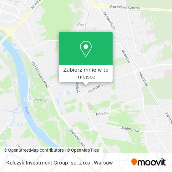 Mapa Kulczyk Investment Group. sp. z o.o.