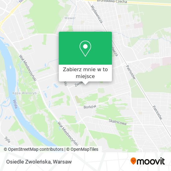 Mapa Osiedle Zwoleńska