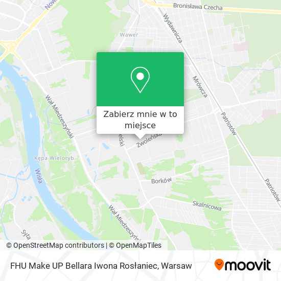 Mapa FHU Make UP Bellara Iwona Rosłaniec