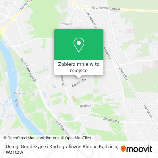 Mapa Usługi Geodezyjne i Kartograficzne Aldona Kądziela