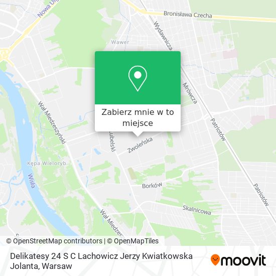 Mapa Delikatesy 24 S C Lachowicz Jerzy Kwiatkowska Jolanta