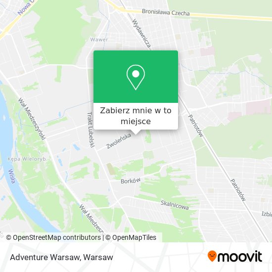 Mapa Adventure Warsaw