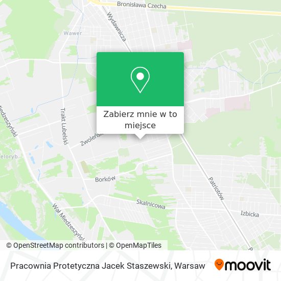 Mapa Pracownia Protetyczna Jacek Staszewski