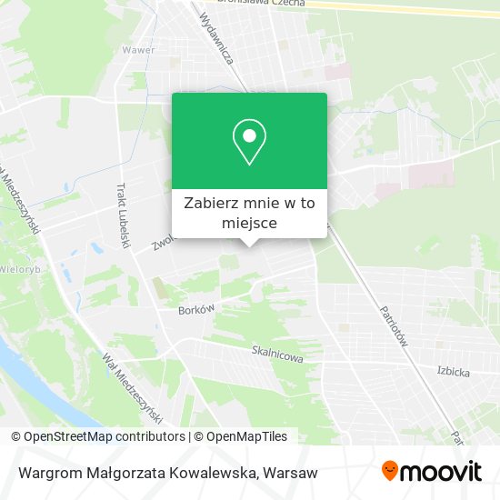 Mapa Wargrom Małgorzata Kowalewska