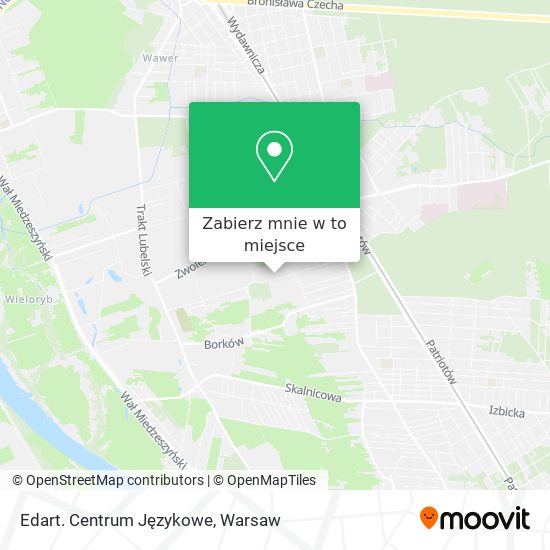 Mapa Edart. Centrum Językowe