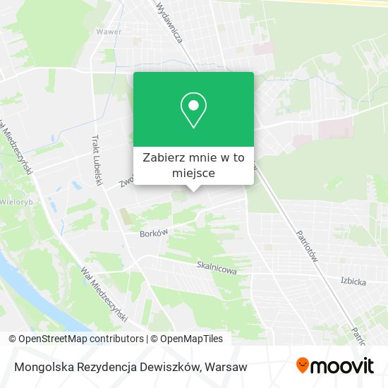 Mapa Mongolska Rezydencja Dewiszków