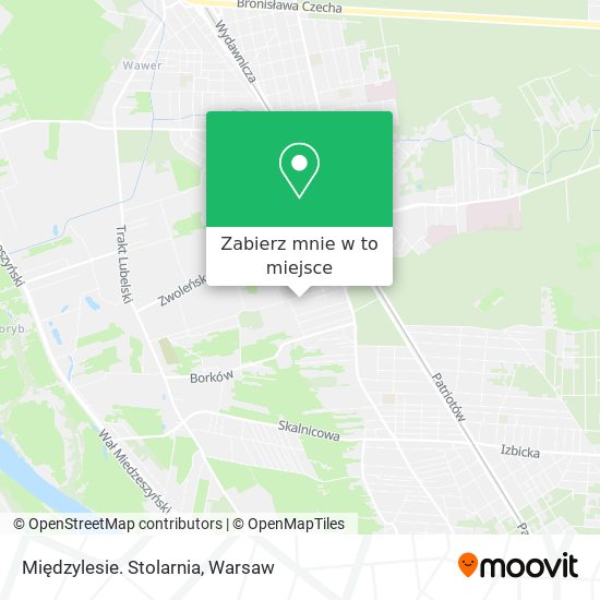 Mapa Międzylesie. Stolarnia