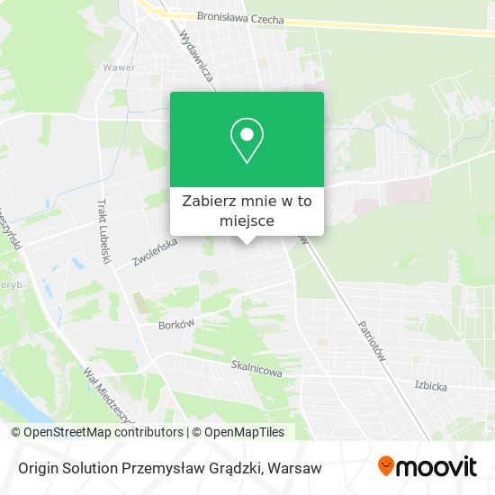 Mapa Origin Solution Przemysław Grądzki