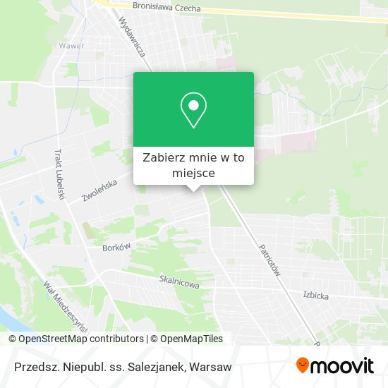 Mapa Przedsz. Niepubl. ss. Salezjanek