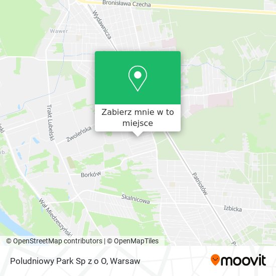 Mapa Poludniowy Park Sp z o O