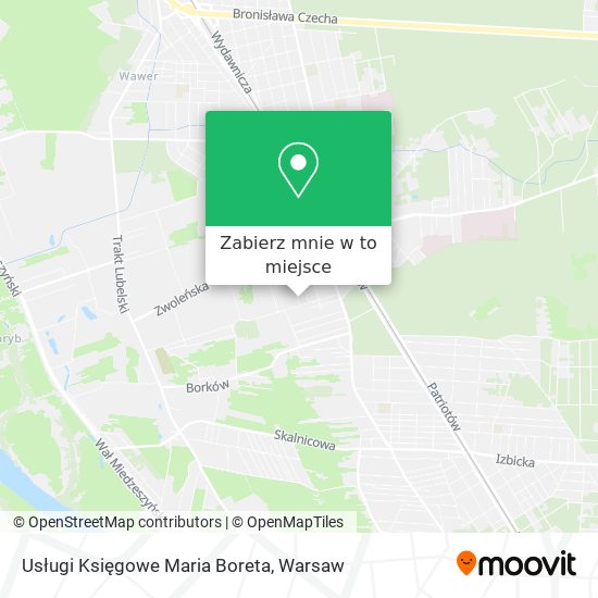 Mapa Usługi Księgowe Maria Boreta