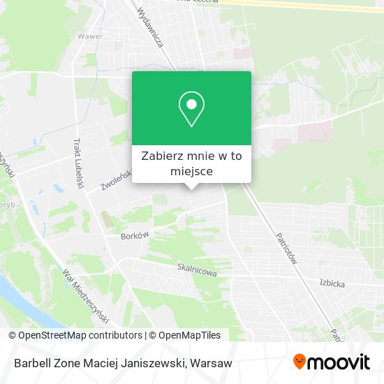 Mapa Barbell Zone Maciej Janiszewski