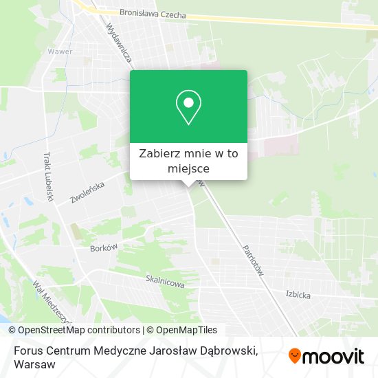 Mapa Forus Centrum Medyczne Jarosław Dąbrowski