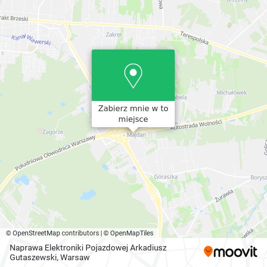 Mapa Naprawa Elektroniki Pojazdowej Arkadiusz Gutaszewski