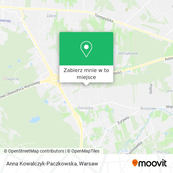 Mapa Anna Kowalczyk-Paczkowska