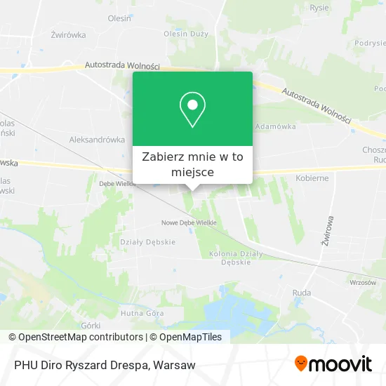 Mapa PHU Diro Ryszard Drespa