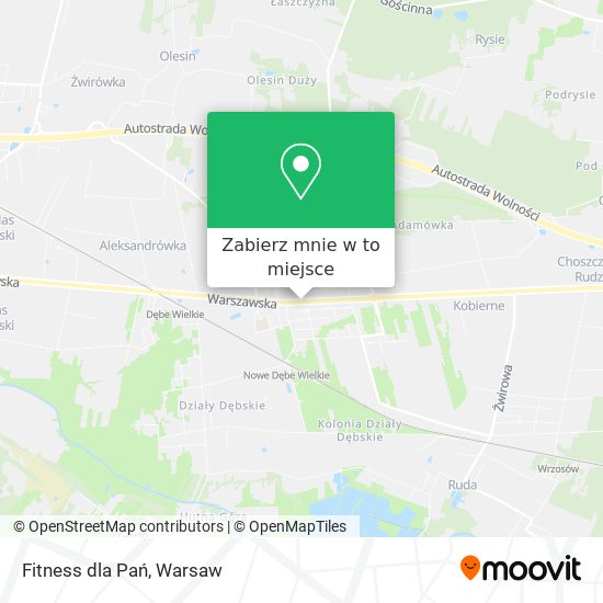 Mapa Fitness dla Pań