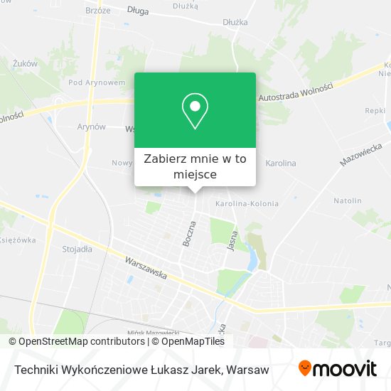 Mapa Techniki Wykończeniowe Łukasz Jarek