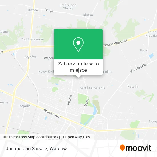 Mapa Janbud Jan Ślusarz