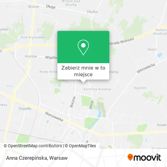 Mapa Anna Czerepińska
