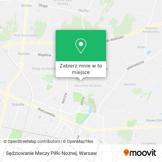 Mapa Sędziowanie Meczy Piłki Nożnej