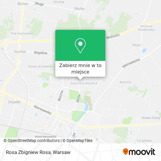 Mapa Rosa Zbigniew Rosa