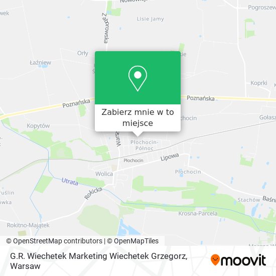 Mapa G.R. Wiechetek Marketing Wiechetek Grzegorz