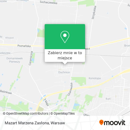 Mapa Mazart Marzena Zasłona