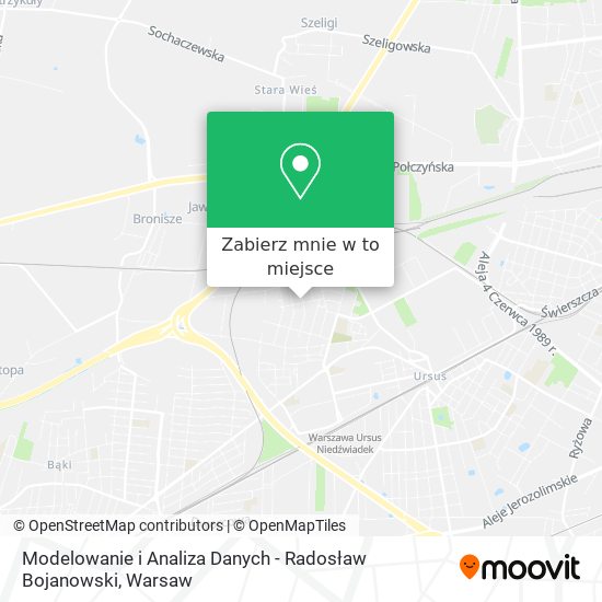 Mapa Modelowanie i Analiza Danych - Radosław Bojanowski