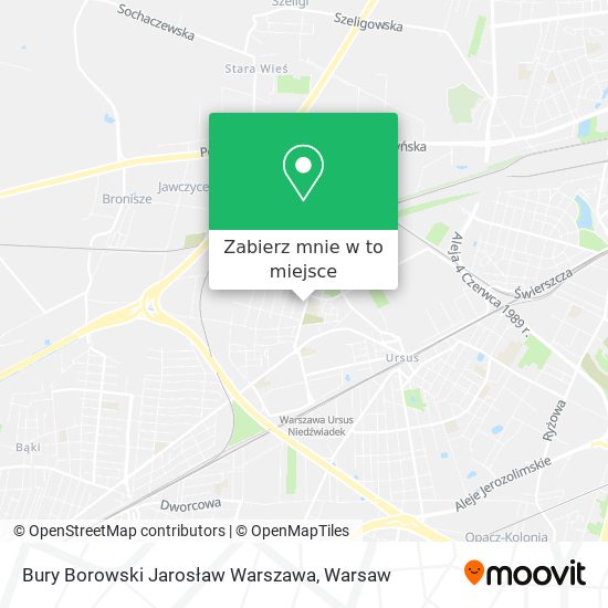 Mapa Bury Borowski Jarosław Warszawa